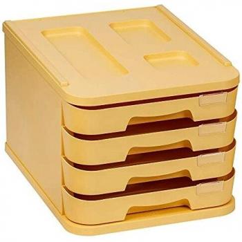 Mueble documentos 4 cajones Amarillo pastel ECO