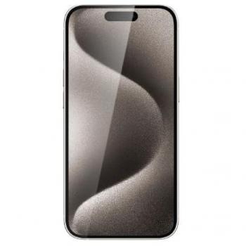 Protector de pantalla transparente y resistente para iPhone 15 - Vidrio templado, alta sensibilidad al tacto, duradero y antiarañazos