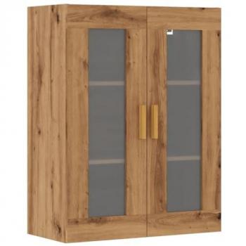 Armario colgante de pared roble artesanal 69,5x34x90 cm