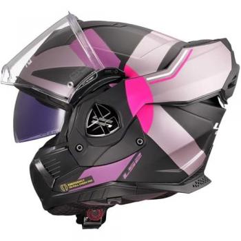 Casco Modular LS2 FF901 Advant X Ultra Gris Rosa Talla L