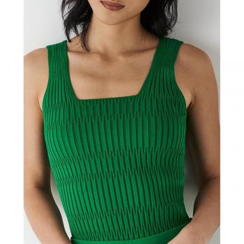 Top de mujer tirantes canalé Roberto Verino