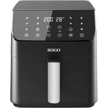 Freidora de aire 6L DIGIFRYER PRO1700, Sogo FRE-SS-10890 Freidora de aire sin aceite con capacidad para 6 litros y potencia de 1700W, FREIDORA SIN ACEITE