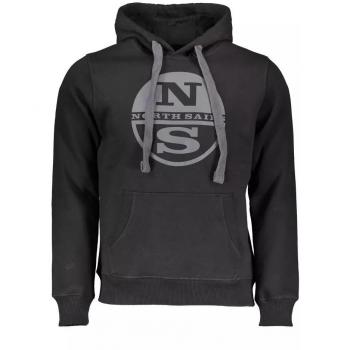 North Sails Classic Black Hooded Sweatshirt - XXL