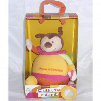 Doudou et compagnie - Peluches et Doudous - Assortiment culbuto les Zouzoos DOUDOU ET CIE - Girafe ou Bourdon ou Grenouille