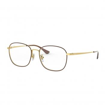 Ray-Ban RX6418D Asian Fit 2905 Men's Eyeglasses Gold Size 53 - Frame Only - Blue Light Block Available