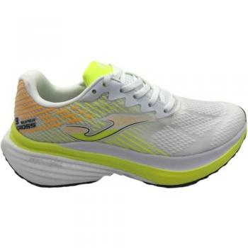 Joma Zapatillas Running Super Cross 2402 Hombre Color Blanco Amarillo Talla 40