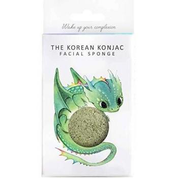 The Konjac Sponge Co Esponja Facial, Verde - 1 Unidad