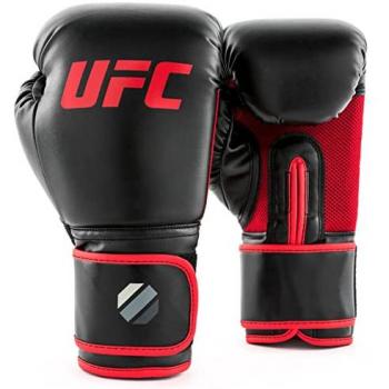 Guantes de Entrenamiento Muay Thai UFC 14 oz Negro y Rojo