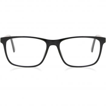 Gafas Anti-Azules Rectangulares Montura Completa de Plástico Negras para Hombre - SmartBuy Collection
