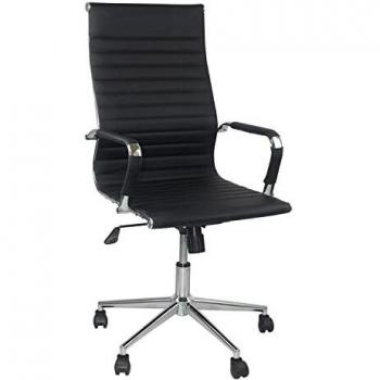 THINIA HOME Silla de Escritorio con Ruedas Elegance 116x89x60cm