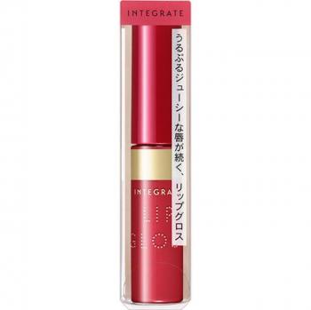 Shiseido INTEGRATE Juicy Balm Gloss RD575 - Moisturizing Lip Gloss with Sheer Color