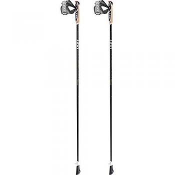 Bastones de Nordic Walking Leki Pacemaker Lite Unisex 115 cm Negro-Blanco-Amarillo Neón