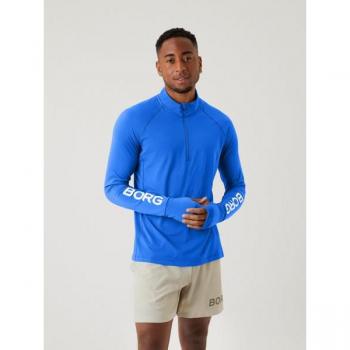Björn Borg Borg Midlayer Half Zip Blue, XXL