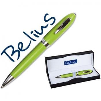 BOLIGRAFO BELIUS 2049 VERDE MALAGA EN ESTUCHE