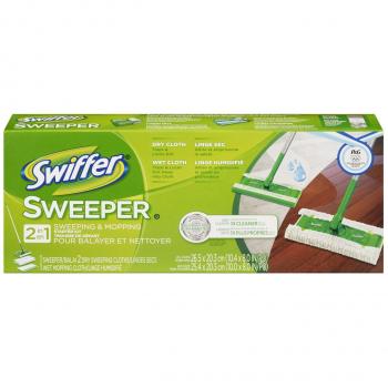 Swiffer Sweeper - Kit básico de mopa 2 en 1