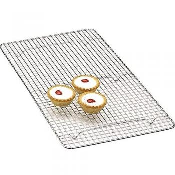 KitchenCraft Rejilla Enfriadora / Salvamanteles con Acabado Cromado, 46 x 25 cm