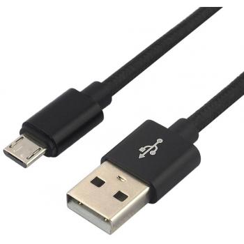 Cable USB Micro-USB everActive CBB-1MB de carga rápida, 1 metro de longitud, color negro