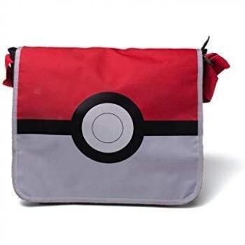 DIFUZED Sac Bandoulière Pokémon - Pokeball Bolso Bandolera, 45 cm, Rojo (Rouge Et Blanc