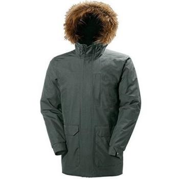 Helly Hansen Dubliner Parka, Chaquetón para hombre, Verde