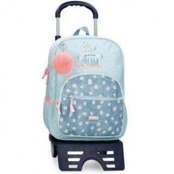Mochila Escolar Movom Live Your Dreams con Carro