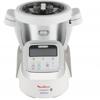 Moulinex i-Companion HF9001 - Robot de Cocina Bluetooth con 13 Programas y 6 Accesorios para hasta 6 Personas
