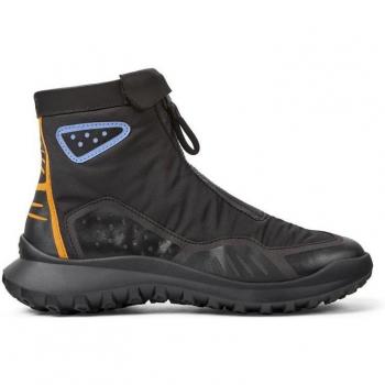 Camper CRCLR Women's Ankle Boots - Black, GORE-TEX, Recycled PET and Leather, Size 40