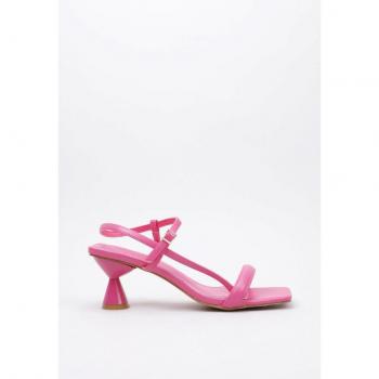 Sandalia de Tacón Mujer Krack Core Pétalas 36 Rosa