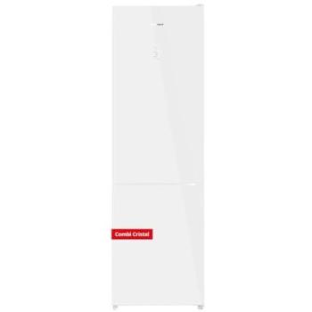 Frigorífico Combi Corberó CCGLML201725NFW, 200x59.5x63.5 cm, No Frost, Clase E, 378L, Motor Inverter, Display en Puerta, Cristal Blanco