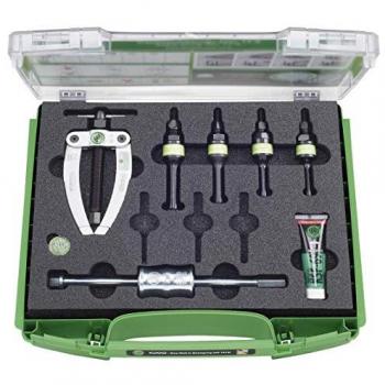 Juego Extractor de Rodamientos Interiores Angostos Kukko K-22-B-E (12-34 mm)