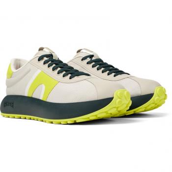 Camper Pelotas Athens - Men's Sneakers - Grey Cotton Fabric, Size 46