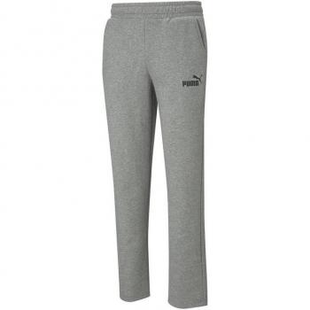 Pantalón largo Puma Essential Logo gris para hombre, talla S