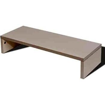 vidaXL Soporte de Pantalla Madera Aglomerada 60x23,5x12 cm Blanco Mesita Monitor