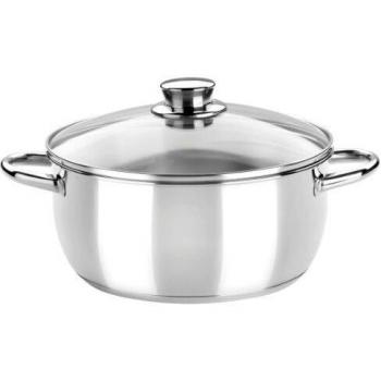 Monix Optima - Cacerola Optima 30 cm con tapa de cristal