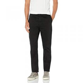 Nudie Jeans Men's Easy Alvin Chino Pants in Black, Size 34/L32