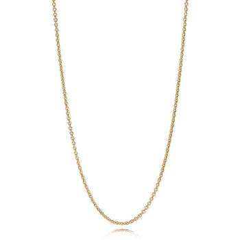 Cadena Pandora Shine con Baño de Oro y Colgante Mariposa Decorativa