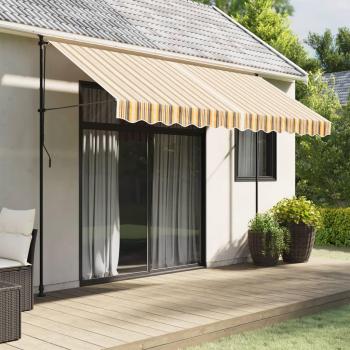Tela de repuesto de toldo rayas de colores 3,5x2,5 m Multicolor