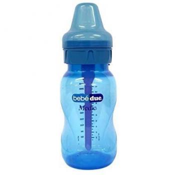 Bebé Due Medic - Biberón Anticólico de 330 ml para Bebés de 6 meses en adelante