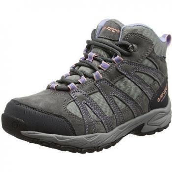 Hi-Tec - Alto Ii Mid Waterproof, Zapatos de High Rise Senderismo Mujer, Gris