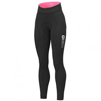 Culote largo sin tirantes Alé Solid Essential negro/blanco/rosa mujer - M