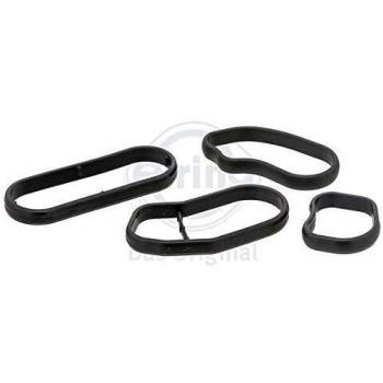 Juego de juntas para radiador de aceite Elring 582.190, compatible con motor bloques, incluye juntas de alta calidad para un sellado efectivo y duradero, diseñado para soportar altas temperaturas y presiones, fácil instalación y ajuste preciso