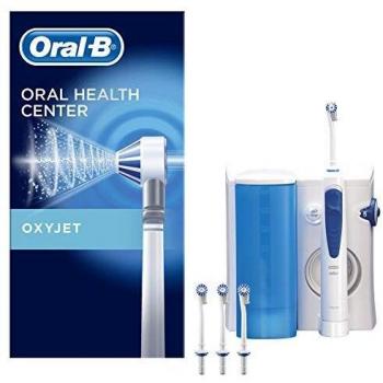 Oral-B Oxyjet MD20 Irrigador Bucal Profesional con Tecnología de Microburbujas y 4 Cabezales de Recambio
