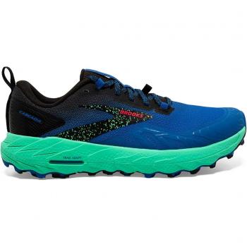 Zapatillas de trail Brooks Cascadia 17 hombre victoria blue/black, características: diseño para trail running, amortiguación BioMoGo DNA, suela con tecnología Pivot Post para estabilidad, parte superior de malla transpirable, peso ligero