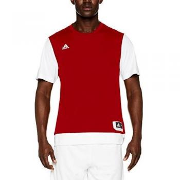adidas Crzy Expl Shoot Camiseta de Baloncesto, Hombre, Rojo