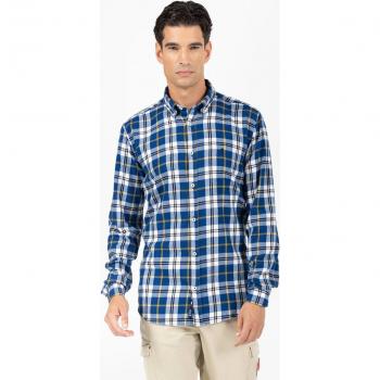 Camisa El Pulpo Cuadros Marino para Hombre
