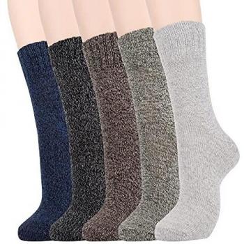Merclix Calcetines Termicos Mujer Invierno Lana Gruesos Calentitos Regalo Mujer