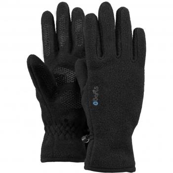 Barts Kids Fleece Gloves - Black - Size 4 (Ages 6-8)