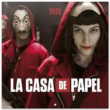 ERIK - Calendario de pared 2020 La Casa de Papel, 30 x 30 cm