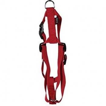 Arnés Ajustable de Nylon Liso Martin Sellier Rojo