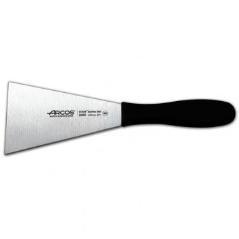 Espátula Arcos Serie 2900 de acero inoxidable Nitrum con mango ergonómico de Polipropileno y hoja de 12.5 x 9 cm, incluye Funda colgador