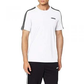 Adidas E 3S tee T-Shirt, Hombre, White/Black, XS